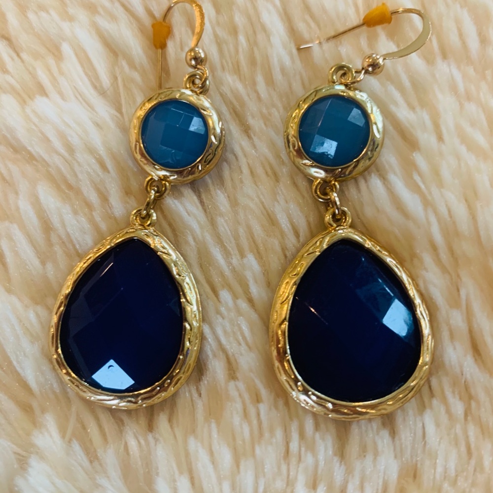 Express 2 tone dangle earrings